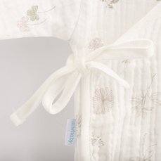 Detský eshop: Dojčenské mušelínové body s bočným zaviazovaním New Baby Zoe