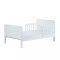 Detský eshop: Detská posteľ so zábranou Drewex Olek 140x70 cm biela