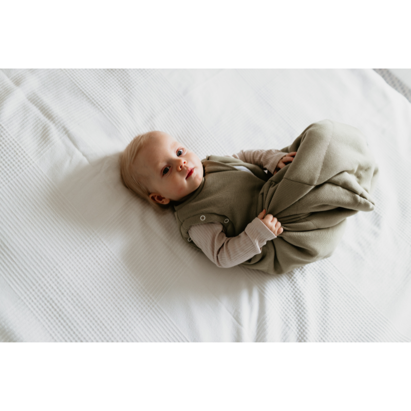 Celoročný spací vak a zavinovačka 2v1 KHAKI, khaki, (0-7 m) od značky Sleepee