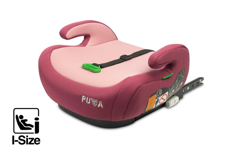 Detský eshop - Podsedák do auta, isofix I-SIZE Puma, ružový