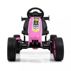 Detský eshop: Detská šliapacia motokára Go-kart Milly Mally Rocket rúžová