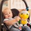 Detský eshop: Závesná hračka na detský kočík, sova adéla, žltá, sivá, značka BalibaZoo