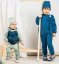 Detský eshop: Dojčenská tepláková mikina s kapucňou Nicol Ivo modrá