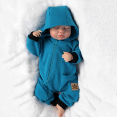 Teplákový overal s kapucňou a vreckom BOY od značky Baby Nellys
