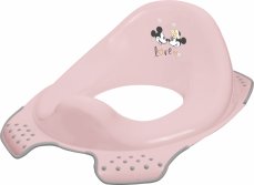 Detský eshop: Keeeper adaptér - tréningové sedátko na wc - minnie mouse, púdrovo ružové