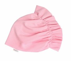 Bavlnená detská čiapka - turban svetlo ružový, Mamatti