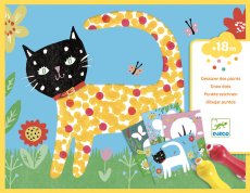 Kreatívna sada na maľovanie, bodky s farbami v tube, penový hrot, od 18 mesiacov, značka Djeco