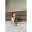 Celoročný spací vak s nohami MELANGE GREY/DARK GREY, veľkosť XS (6-12m), sivá/tmavosivá, od značky Sleepee