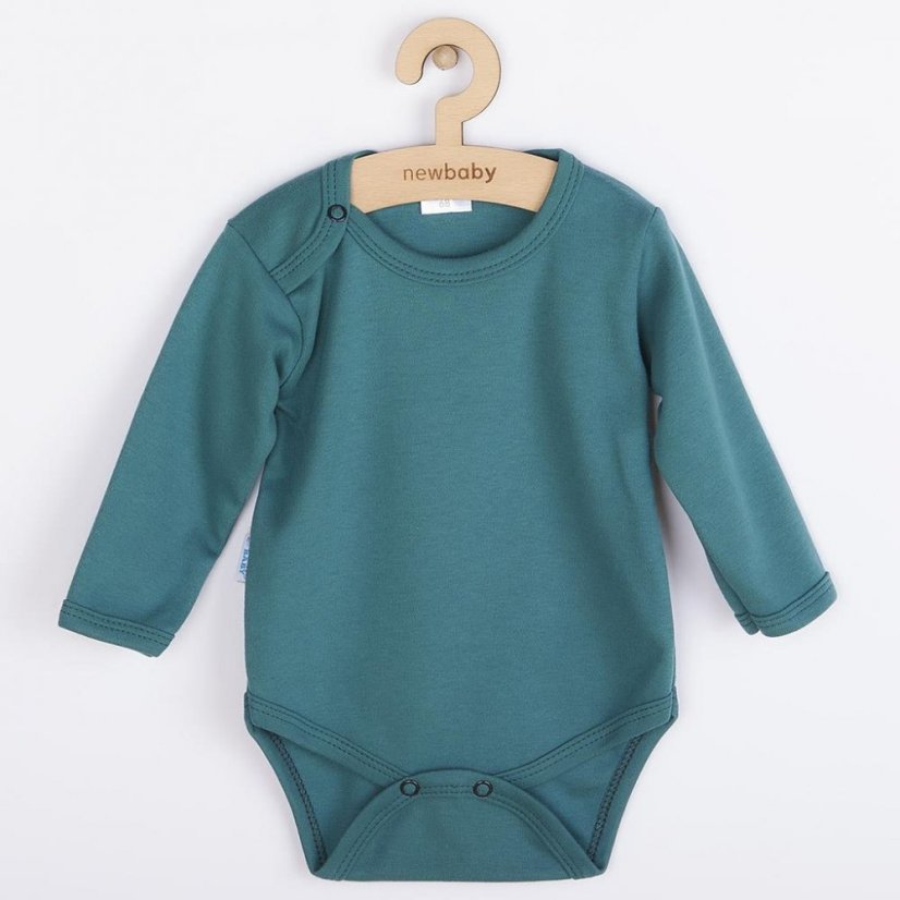 Detský eshop - Dojčenské body Classic II petrolejové