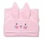 Detský eshop: Froté osuška s kapucňou 80 x 80 cm bunny - ružová, značka Baby Nellys