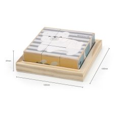 Detský eshop - Drevené puzzle kocky zvieratá Detský eshop - Drevené puzzle kocky zvieratá