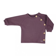 Detský eshop - Dojčenské tričko s dlhým rukávom Pure purple