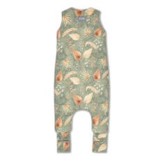 Detský eshop - Celoroční spací pytel s nohavicemi Bohemian Green/Bohemian Botanic M