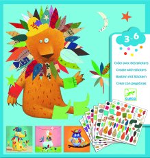 Detský eshop: Tvoríme so samolepkami: Zvieratká