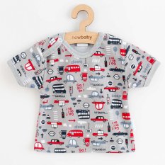Detský eshop: Dojčenské bavlnené tričko s krátkym rukávom New Baby Go!go!go!
