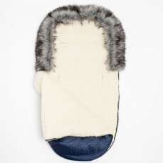 Detský eshop: Zimný fusak New Baby Lux Wool blue