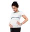 Detský eshop: Tehotenské a dojčiace tričko - biele, značka Be MaaMaa