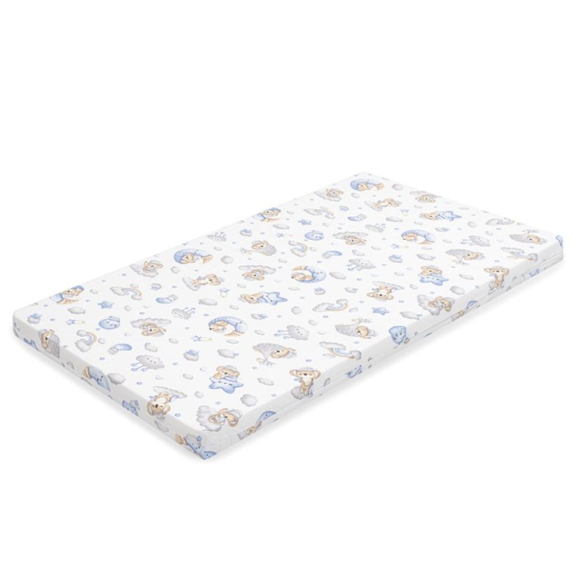 Detský eshop - Detský penový matrac STANDARD 120x60x6 cm modrý