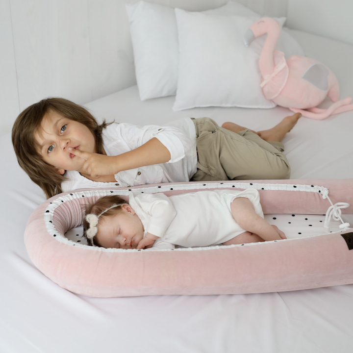 Detský eshop - Hnízdečko pro miminko Sleepee Newborn Royal Baby růžová