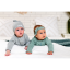 Čiapka Baby Dots mint 0-3 mesiace, od Moniel