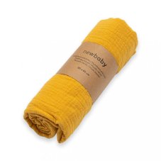 Detský eshop - Mušelínová deka mustard Detský eshop - Mušelínová deka mustard