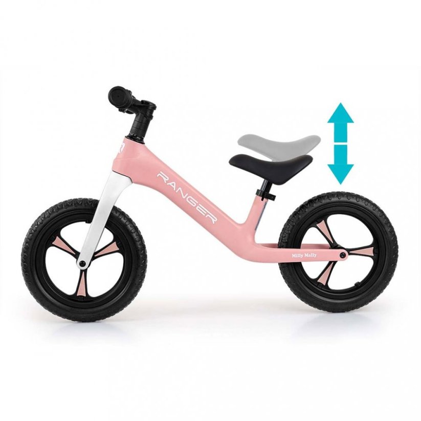 Detský eshop: Detský balančný bicykel Milly Mally Ranger Pink