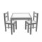 Detský eshop: Detský drevený stôl so stoličkami Drewex sivý