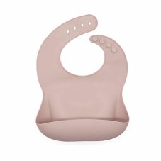 Detský silikónový podbradník (Rose pink) od značky Martons