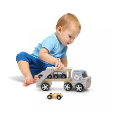 Detský eshop: Drevený kamión s autami