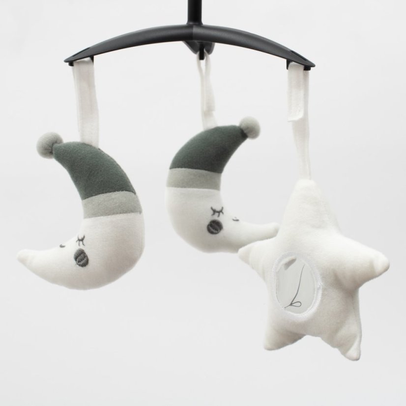 Detský eshop - Detské hojdacie lehátko Snuggle NewBaby čierne