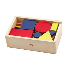 Detský eshop - Drevené geometrické kocky Viga Detský eshop - Drevené geometrické kocky Viga