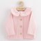 Detský eshop: Dojčenský kabátik na gombíky New Baby Luxury clothing  Laura ružový