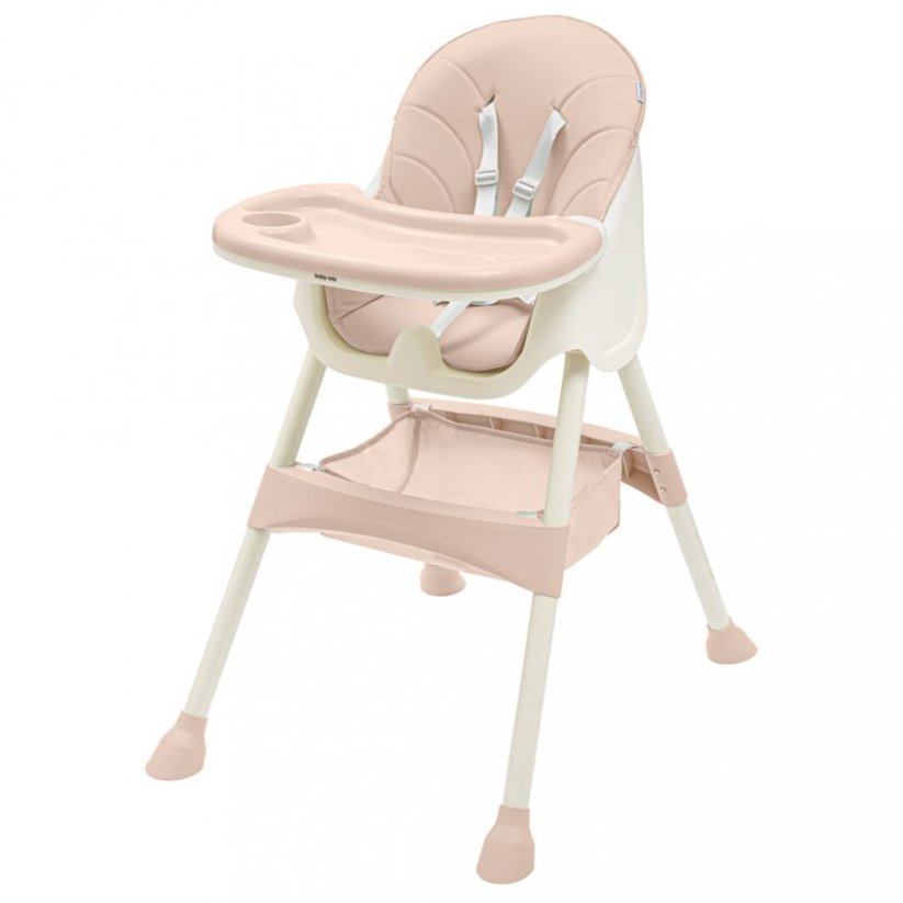 Detský eshop: Jedálenská stolička Baby Mix Nora dusty pink