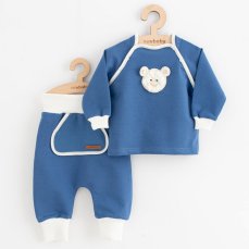 Detský eshop: Dojčenské tepláčky a mikinka New Baby Sebastian modrá