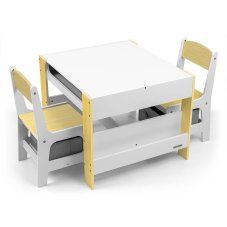 Detský eshop - Súprava nábytku - Stôl a dve stoličky Sven Natural Detský eshop - Súprava nábytku - Stôl a dve stoličky Sven Natural