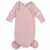 Novorodenecké body s uzlíkom PASTEL Pink (ružová) 0-3 mesiace, od značky Moniel