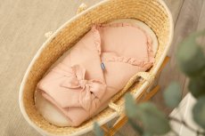 Mušelínová zavinovačka pre bábätko, bledoružová, 90x90 cm, od značky Sensillo