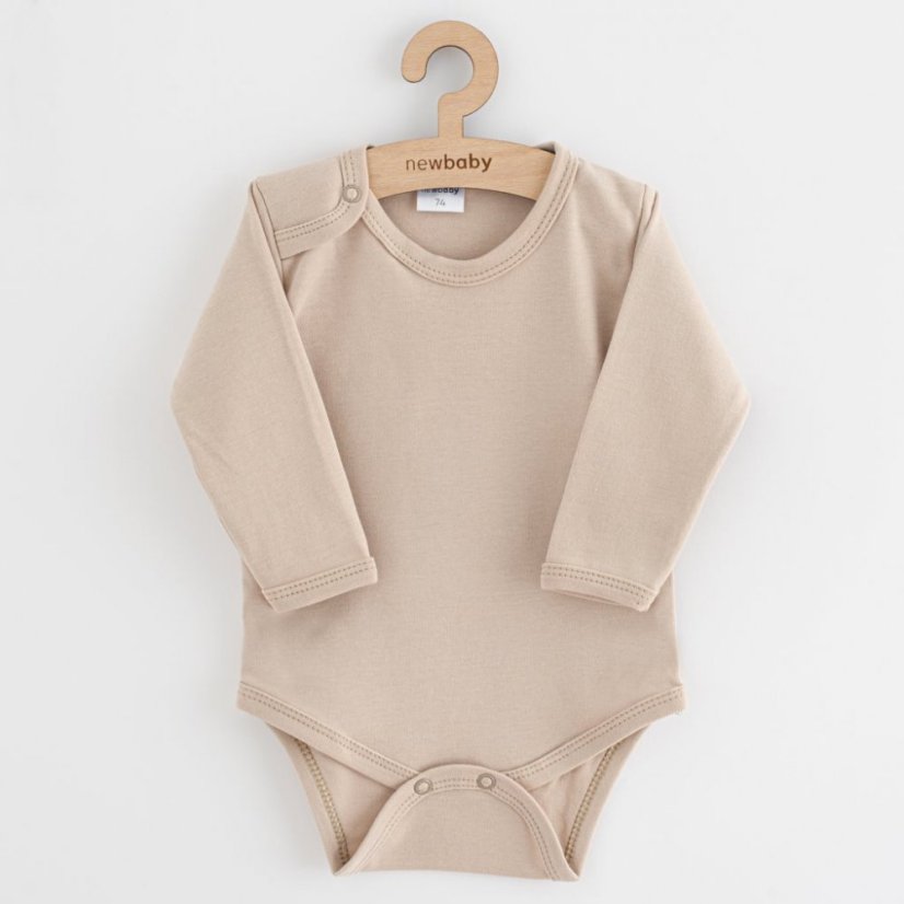 Detský eshop - Dojčenské body Classic II svetlo béžové