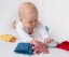 Detský eshop: Gymnastické senzorické vankúšiky hencz toys, emotions, 6 ks s výplňou