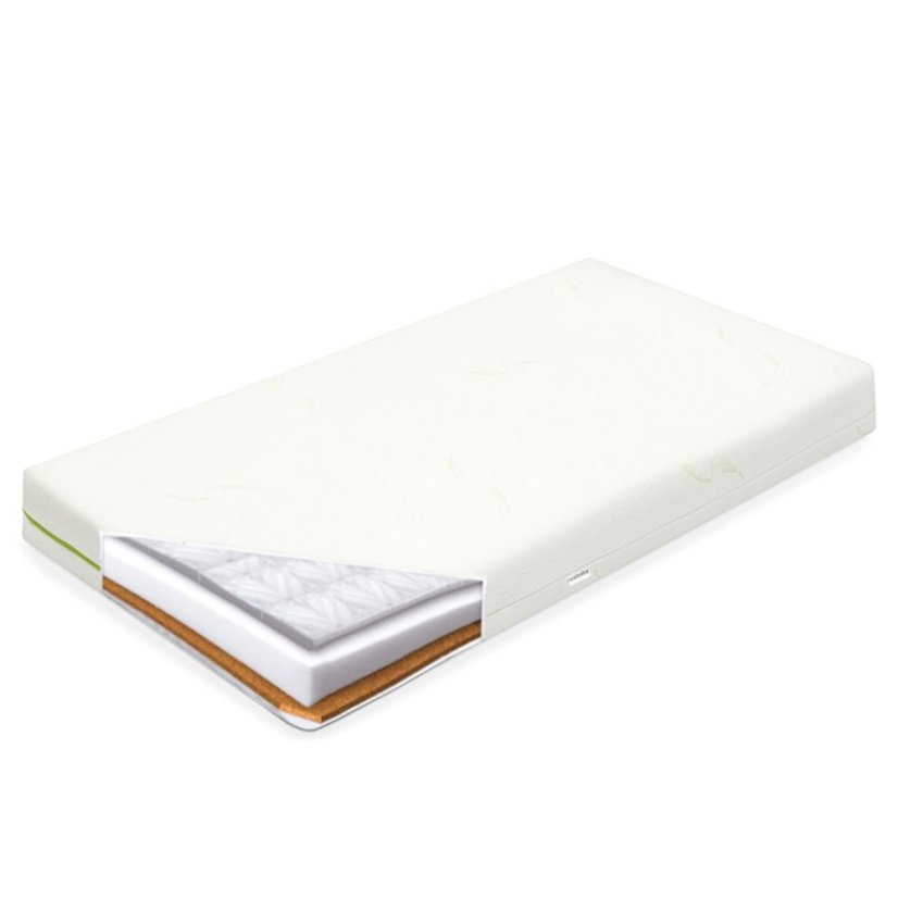 Detský eshop - Detský matrac CLASSY 140x70x11 cm pohánka-molitan-kokos Aloe Vera