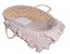 Detský eshop: Luxusná dvojvrstvová mušelínová deka s volánikmi, ružička, baby nellys 120 x 120 cm, ecru