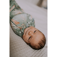 Zavinovačka First STEP SWADDLE s čiapkou zadarmo, BOHEMIAN GREEN, od značky Sleepee