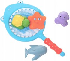 Detský eshop: Hračky do vody žralok so sieťkou bocioland - 4 ks