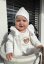 Detský eshop: Dojčenský kabátik na gombíky New Baby Luxury clothing Laura biely