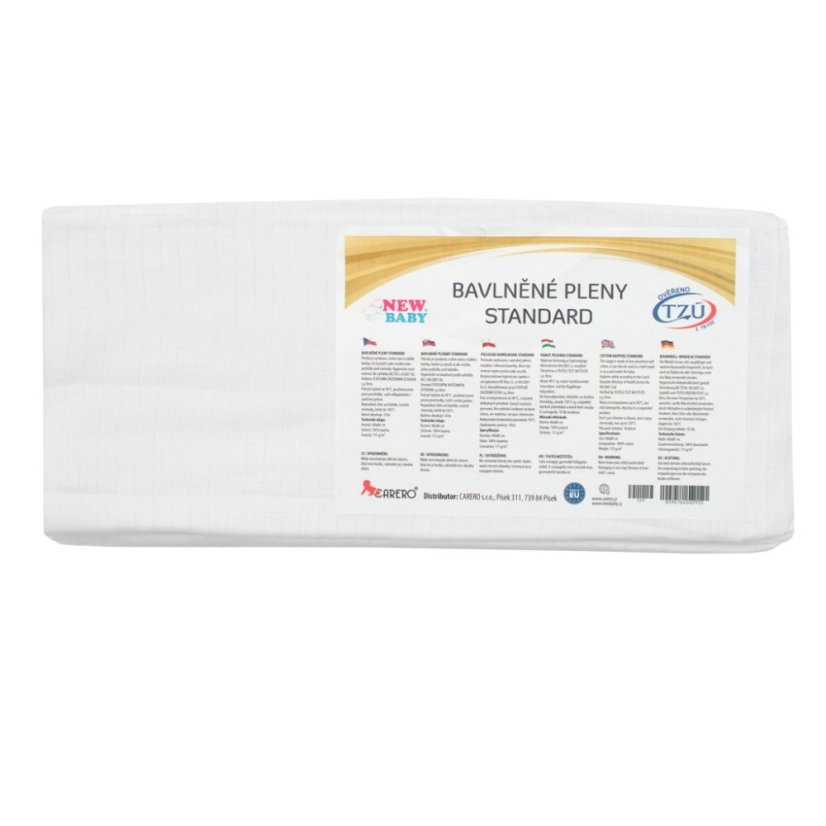 Detský eshop - Bavlnené plienky 80x80 cm STANDARD 10 ks