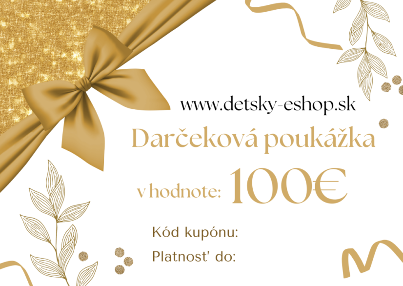 Darčeková poukážka EXCLUSIVE 100€