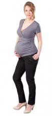 Detský eshop: Tehotenské nohavice gregx, kofri - čierne