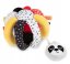 Detský eshop: Senzorická plyšová hračka s hrkálkou a pískatkom canpol babies, lopta a panda