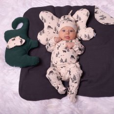 Detský eshop: Dojčenské bavlnené polodupačky Nicol Bambi