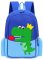 Detský eshop: Batoh/ruksak, aktovka pre predškoláka dino king - modrý